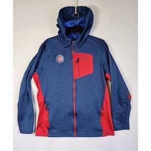 Columbia Chicago Cubs Fleece Hoodie Jacket Varsity Womens Size‎ Medium